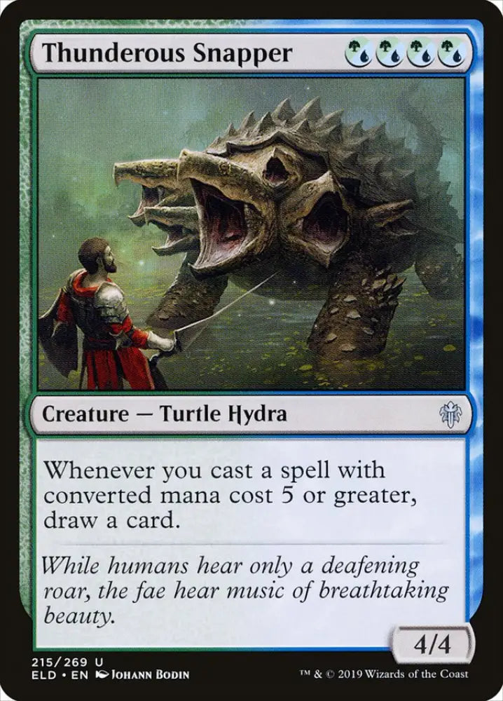 Thunderous Snapper [Throne of Eldraine] - MTG Single