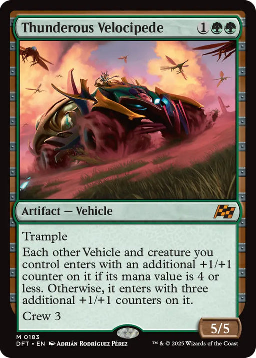 Thunderous Velocipede [Aetherdrift] - MTG Single