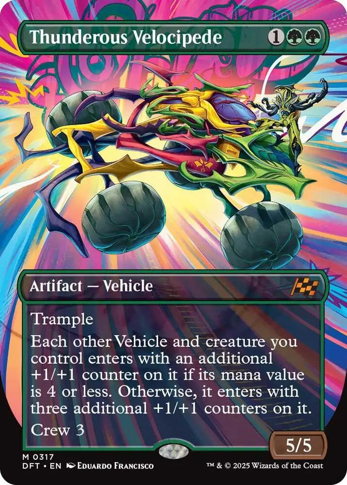 Thunderous Velocipede (Borderless) (317) [Aetherdrift]