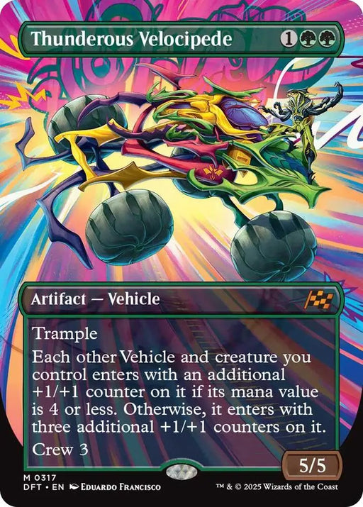Thunderous Velocipede (Borderless) (317) [Aetherdrift]
