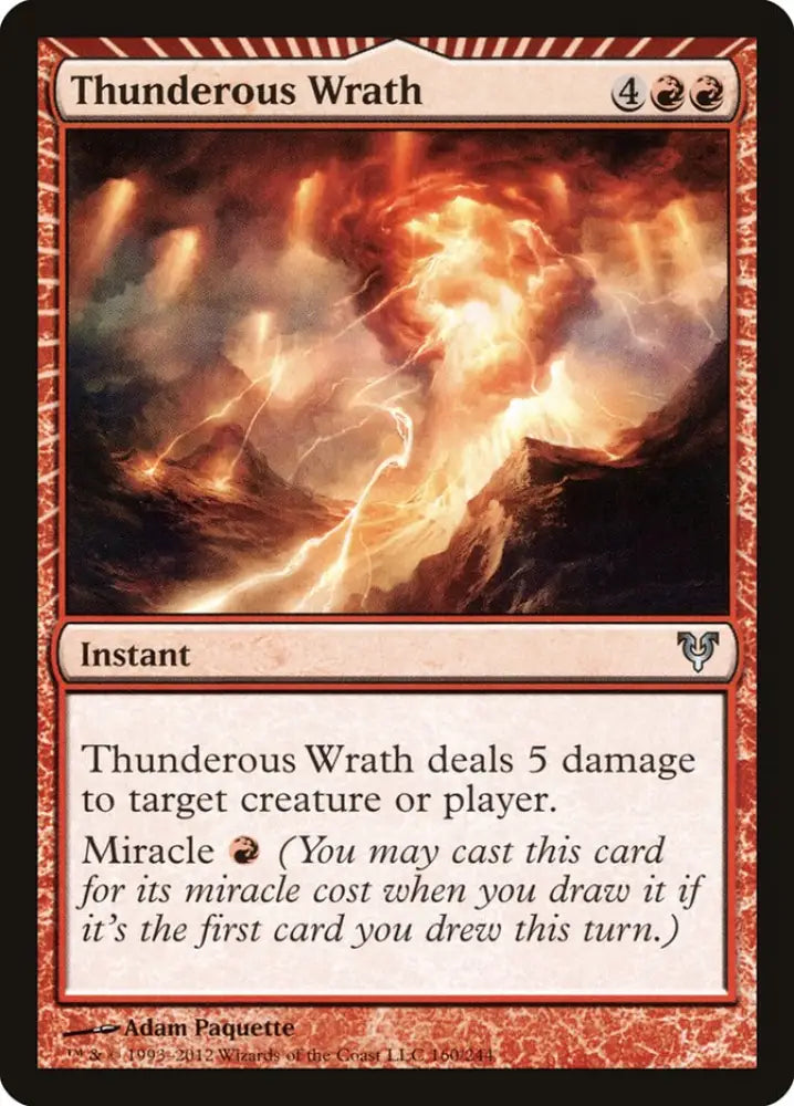 Thunderous Wrath [Avacyn Restored] - MTG Single