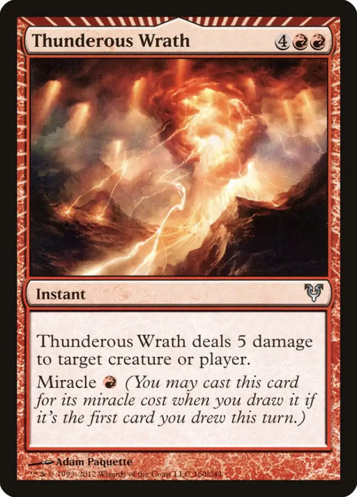 Thunderous Wrath [Avacyn Restored] - MTG Single