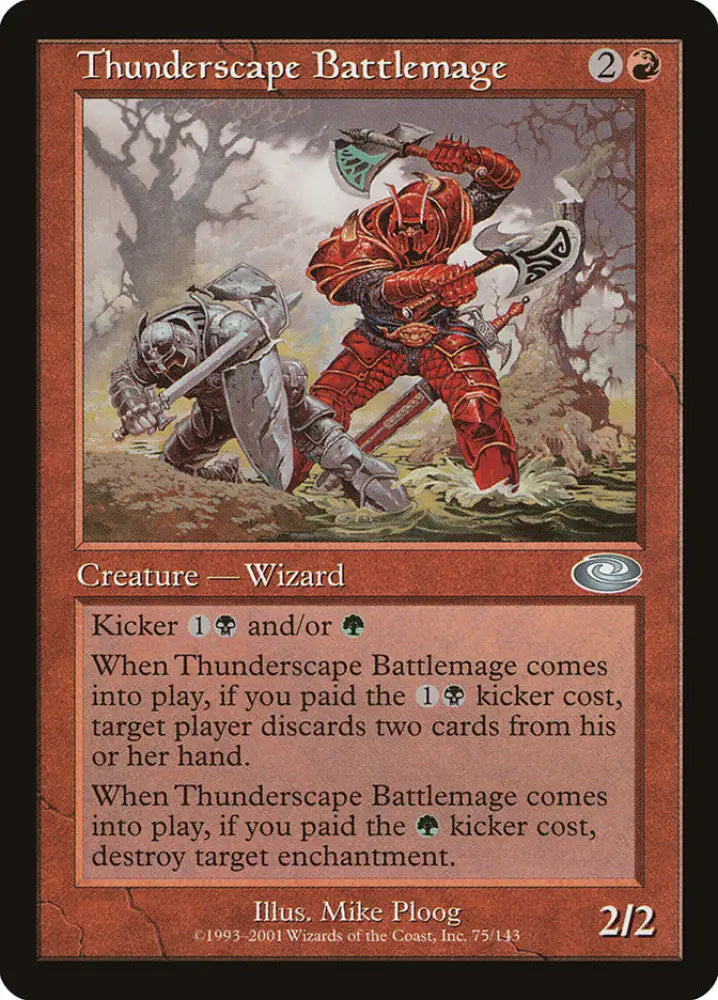 Thunderscape Battlemage [Planeshift] - MTG Single