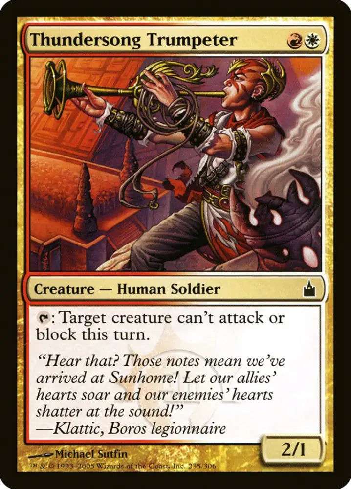 Thundersong Trumpeter [Ravnica: City of Guilds] - MTG Single