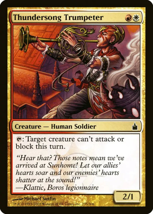 Thundersong Trumpeter [Ravnica: City of Guilds] - MTG Single