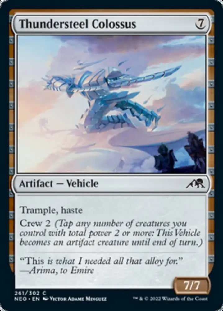 Thundersteel Colossus [Kamigawa: Neon Dynasty] - MTG Single