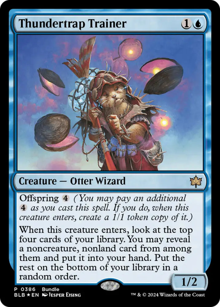 Thundertrap Trainer [Bloomburrow Promos] - MTG Single