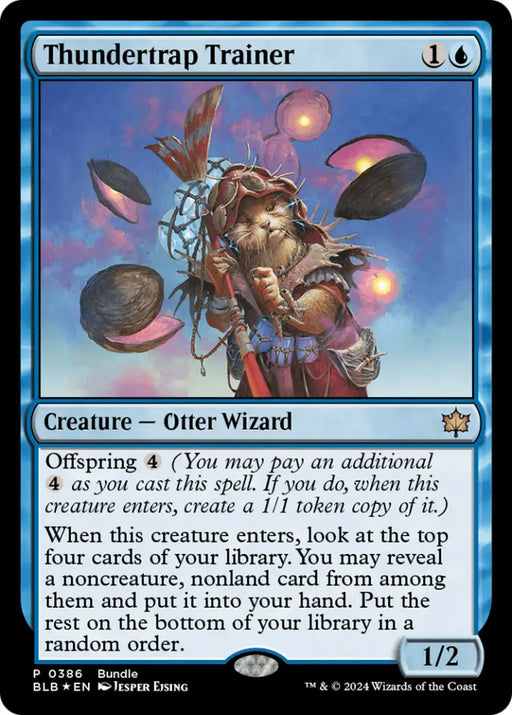 Thundertrap Trainer [Bloomburrow Promos] - MTG Single