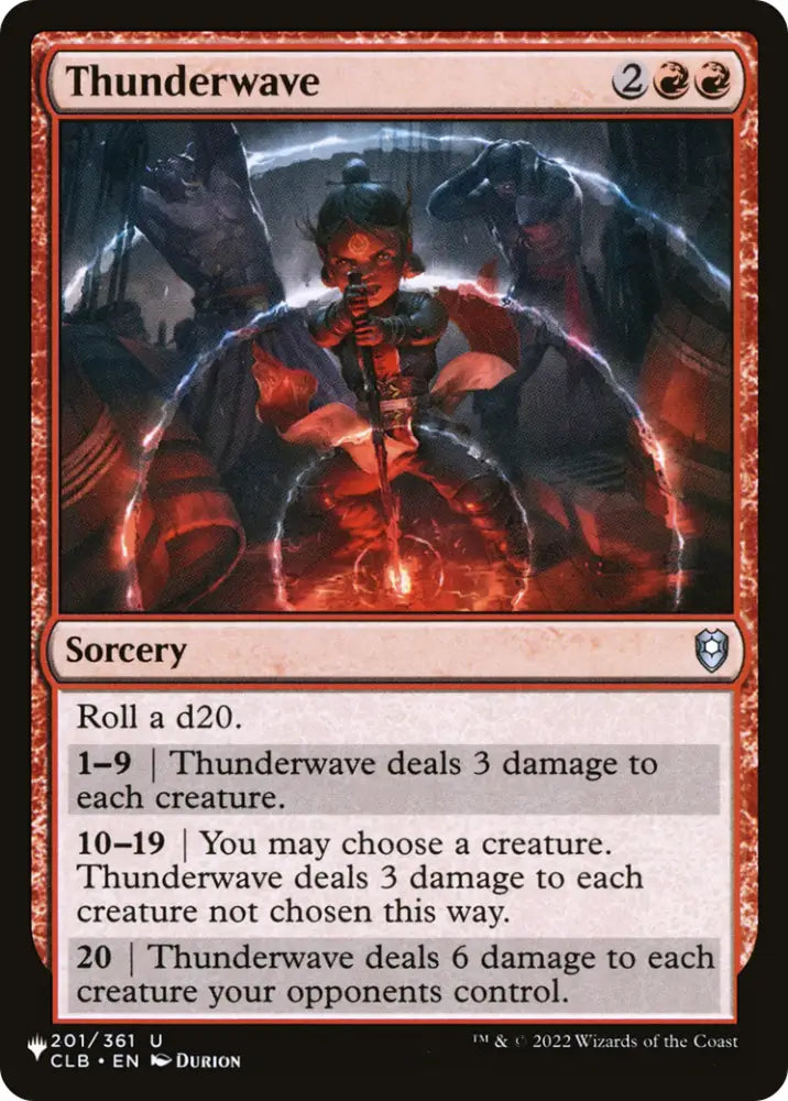 Thunderwave [The List] - MTG Single