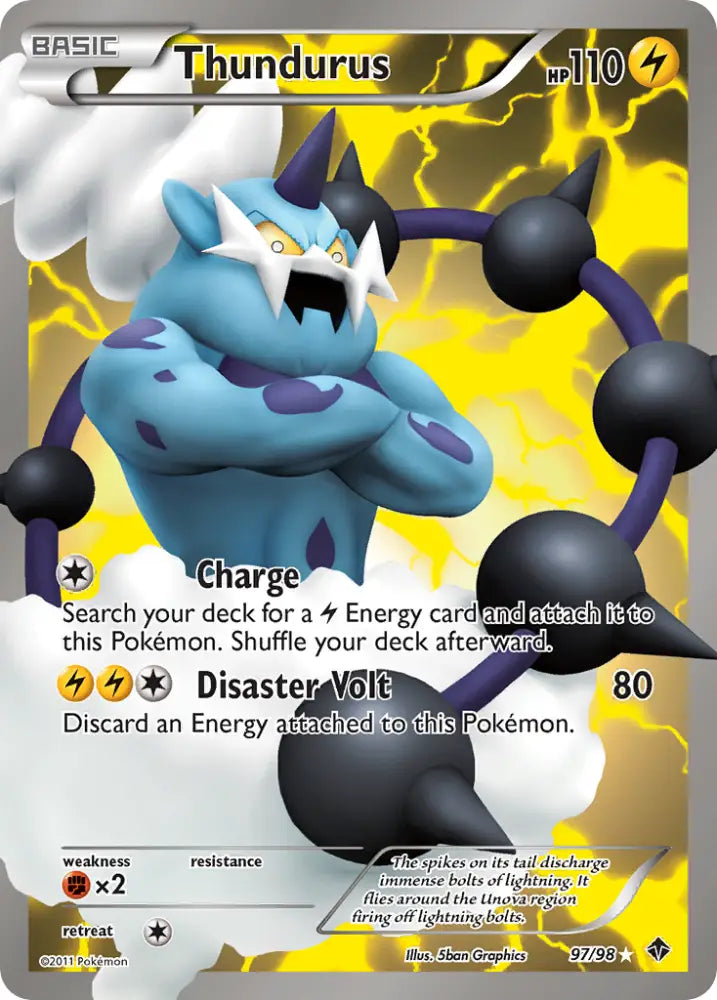 Thundurus (97/98) [Black & White: Emerging Powers] - Pokemon Single