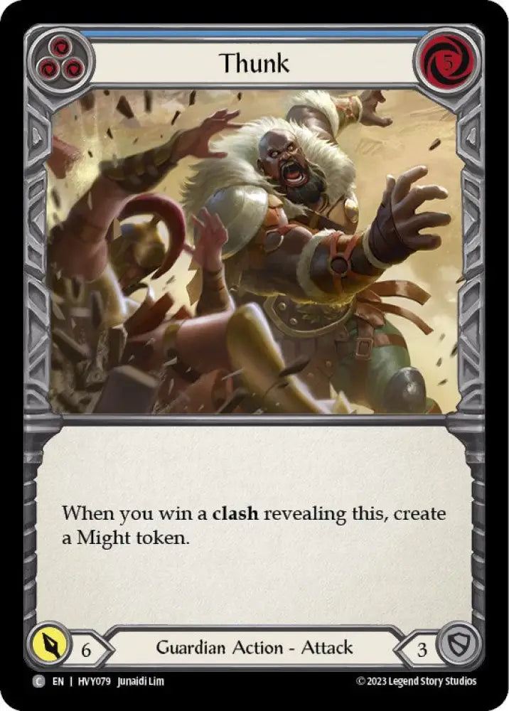 Thunk (Blue) [Heavy Hitters] - Flesh And Blood Single