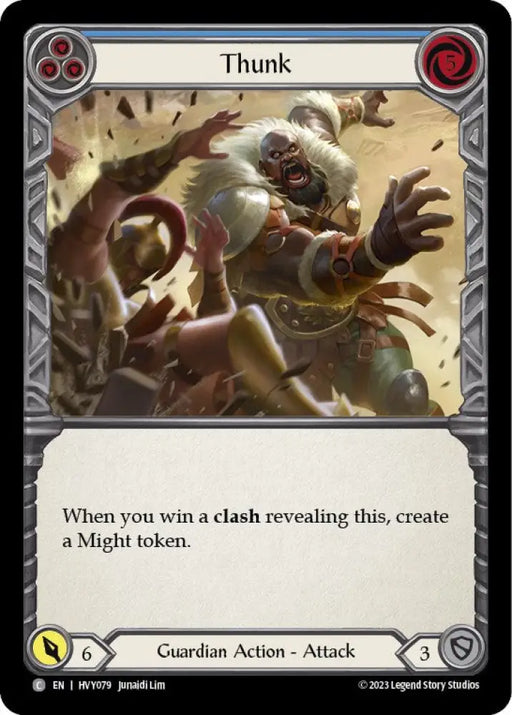 Thunk (Blue) [Heavy Hitters] - Flesh And Blood Single