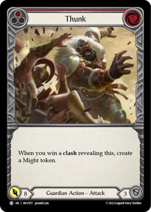 Thunk (Red) [Heavy Hitters] Rainbow Foil - Flesh And Blood Single