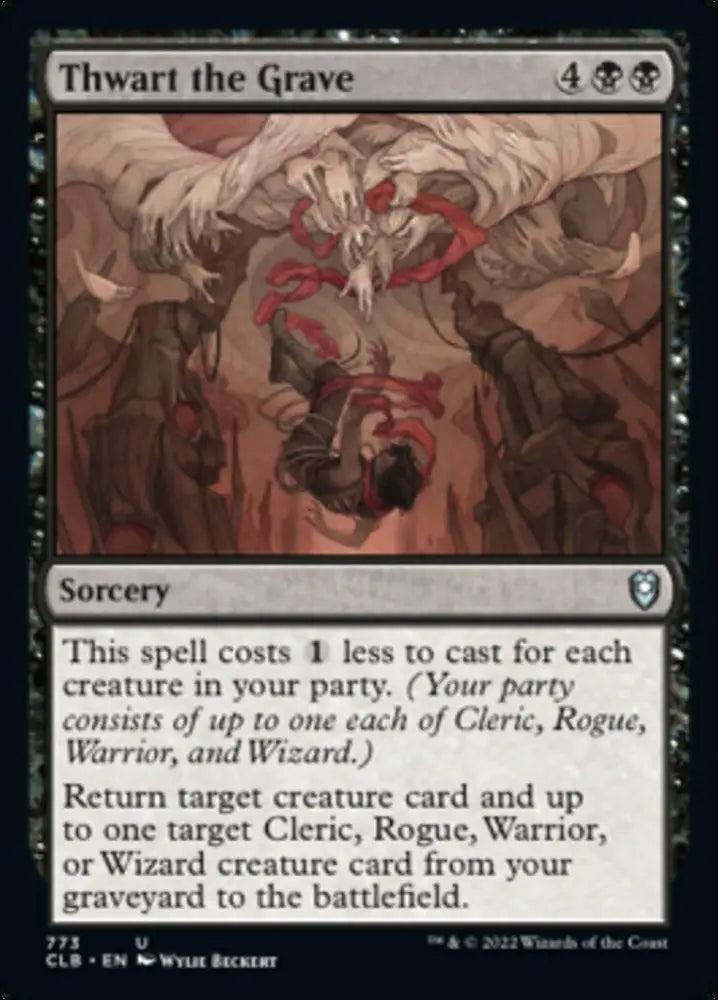 Thwart the Grave [Commander Legends: Battle for Baldur’s Gate] - MTG Single