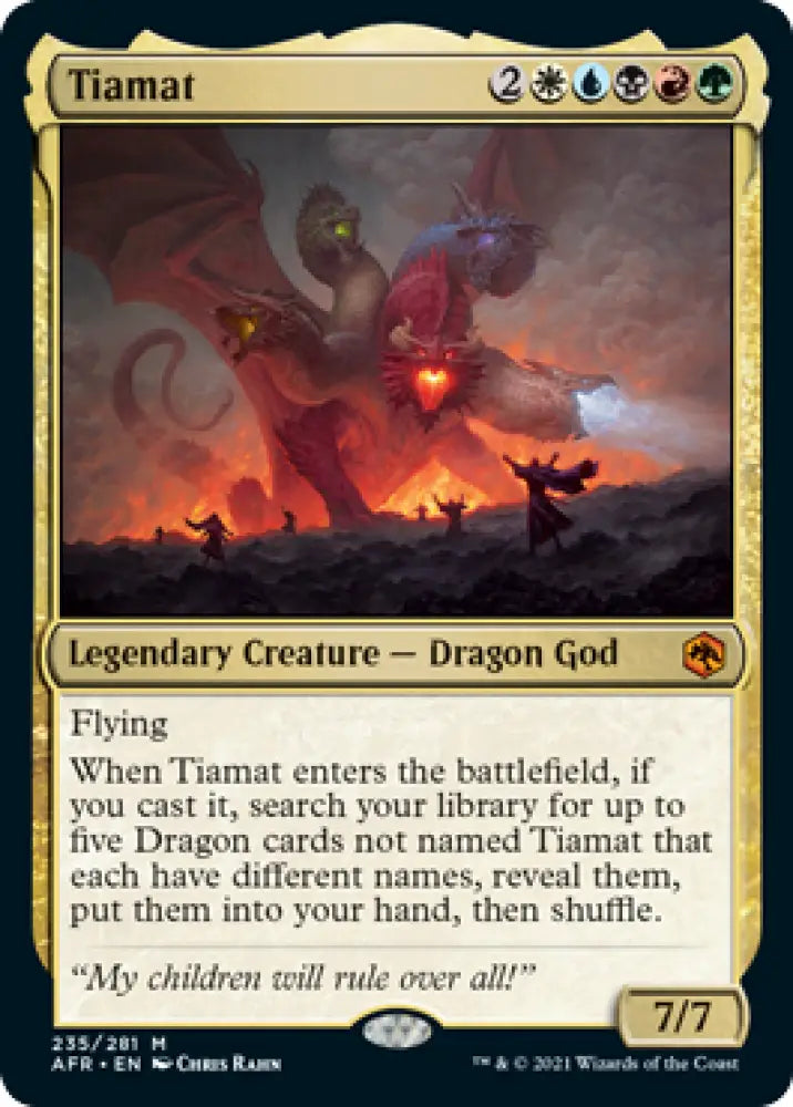 Tiamat [Dungeons & Dragons: Adventures in the Forgotten Realms] - MTG Single