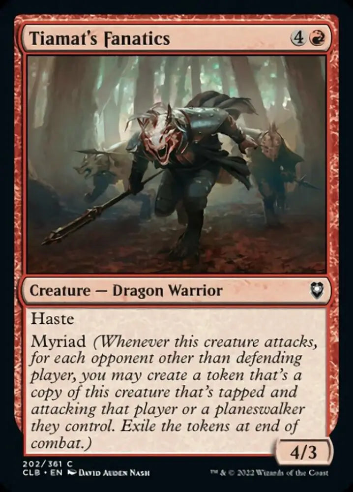 Tiamat’s Fanatics [Commander Legends: Battle for Baldur’s Gate] - MTG Single