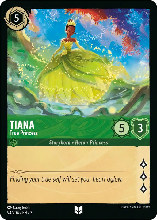 Tiana - True Princess (94/204) [Rise of the Floodborn] - Lorcana Single