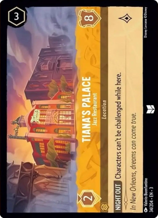 Tiana’s Palace - Jazz Restaurant (34/204) [Into the Inklands] - Lorcana Single