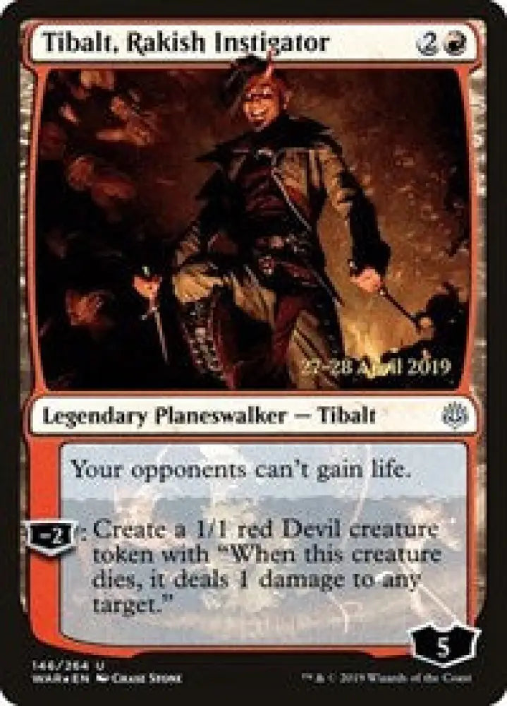 Tibalt, Rakish Instigator (146) [Prerelease Cards]
