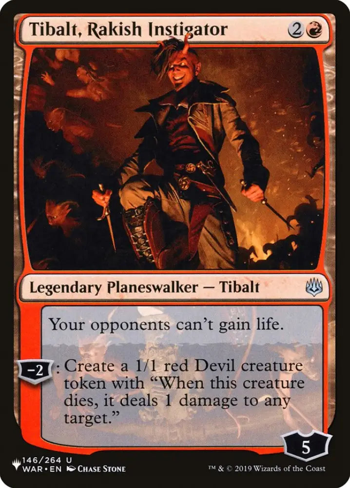 Tibalt Rakish Instigator [The List] - MTG Single