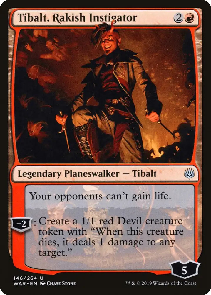Tibalt Rakish Instigator [War of the Spark] - MTG Single
