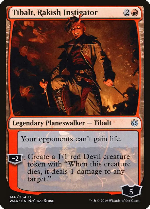 Tibalt Rakish Instigator [War of the Spark] - MTG Single