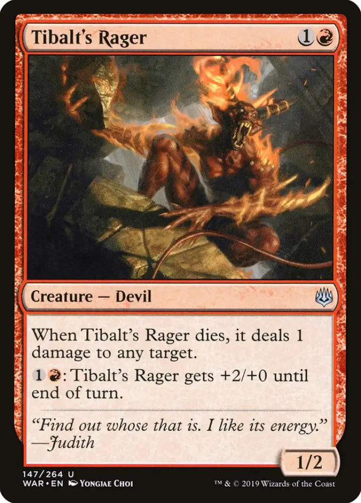 Tibalt’s Rager [War of the Spark] - MTG Single