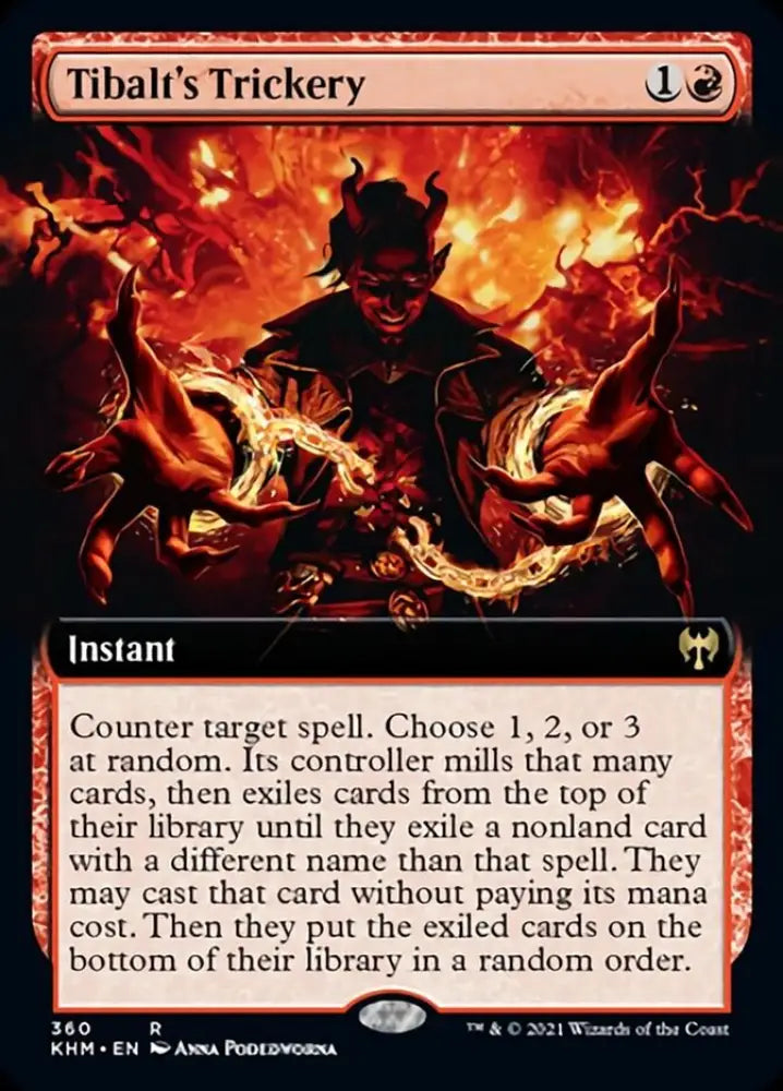 Tibalt’s Trickery (Extended Art) [Kaldheim] - MTG Single