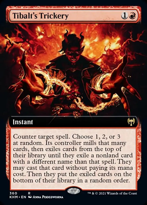 Tibalt’s Trickery (Extended Art) [Kaldheim] - MTG Single