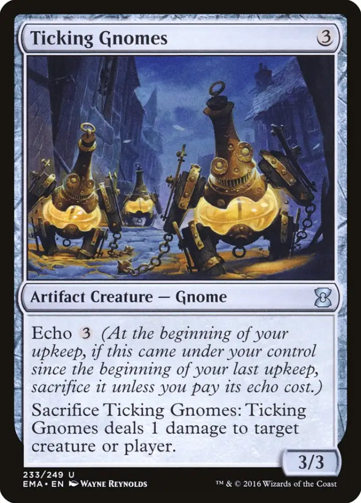 Ticking Gnomes [Eternal Masters] - MTG Single