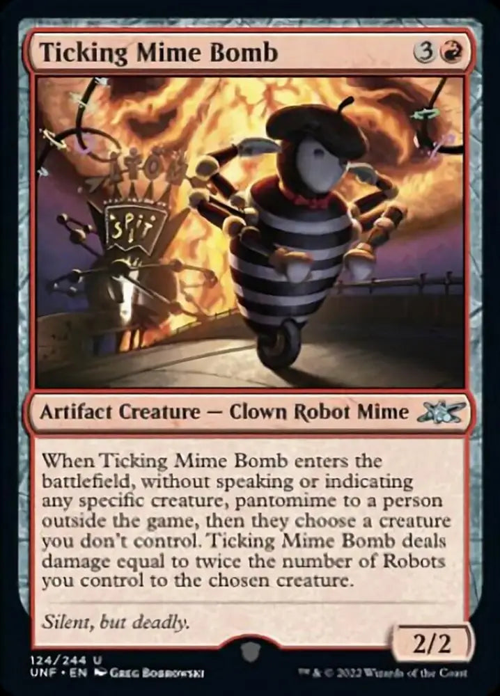 Ticking Mime Bomb [Unfinity] - MTG Single