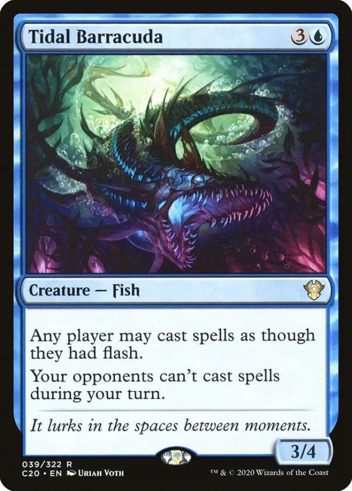 Tidal Barracuda [Commander 2020] - MTG Single