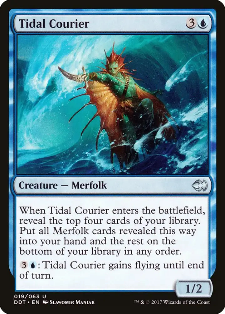 Tidal Courier [Duel Decks: Merfolk vs. Goblins] - MTG Single