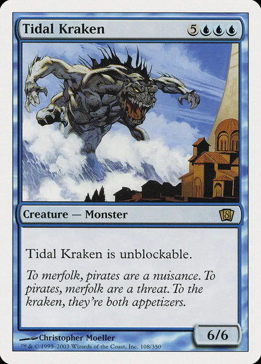 Tidal Kraken (108) [Eighth Edition] - MTG Single