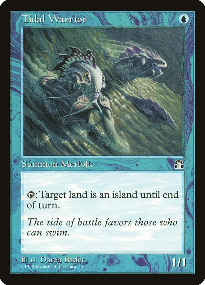 Tidal Warrior [Stronghold] - MTG Single