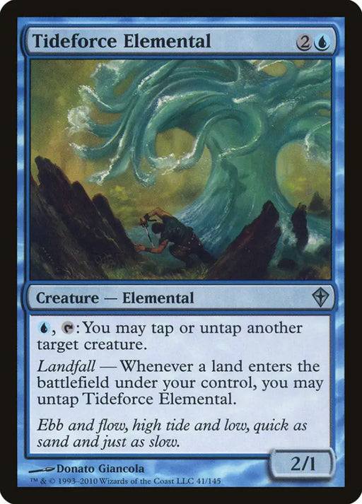 Tideforce Elemental [Worldwake] - MTG Single