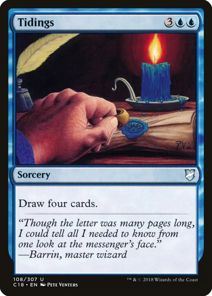 Tidings [Commander 2018] - MTG Single