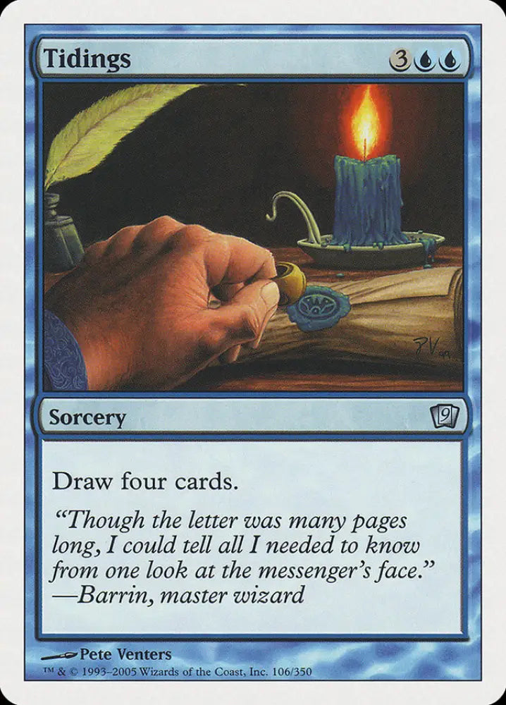 Tidings [Ninth Edition] - MTG Single