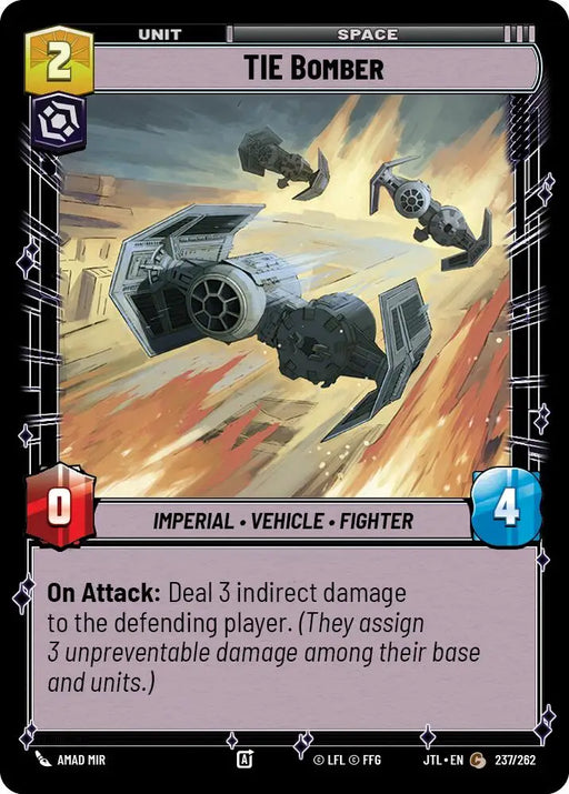 TIE Bomber (237/257) [Jump to Lightspeed] - Star Wars: Unlimited Single