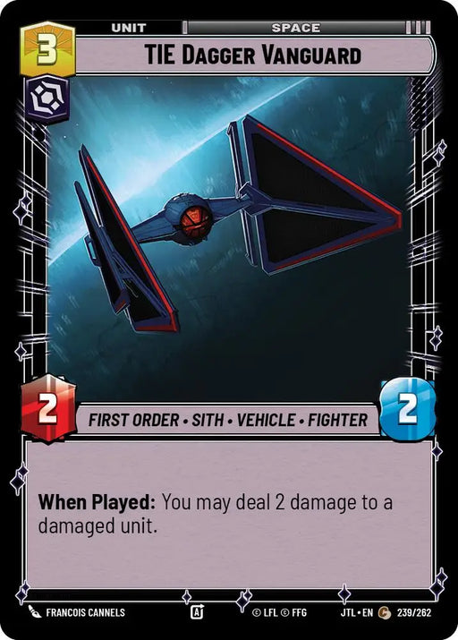 TIE Dagger Vanguard (239/257) [Jump to Lightspeed] - Star Wars: Unlimited Single