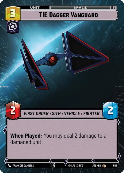 TIE Dagger Vanguard (Hyperspace) (501) [Jump to Lightspeed] - Star Wars: Unlimited Single