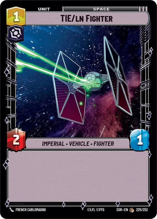 TIE/ln Fighter (225/252) [Spark of Rebellion] - Star Wars: Unlimited Single