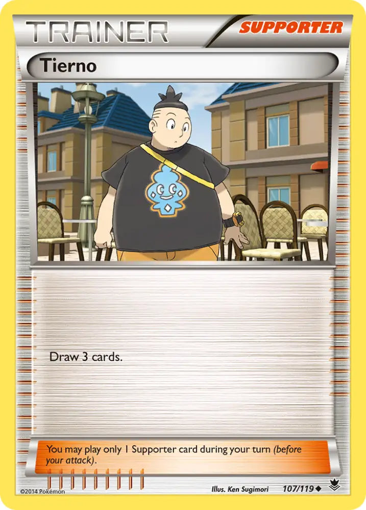 Tierno (107/119) [XY: Phantom Forces] - Pokemon Single