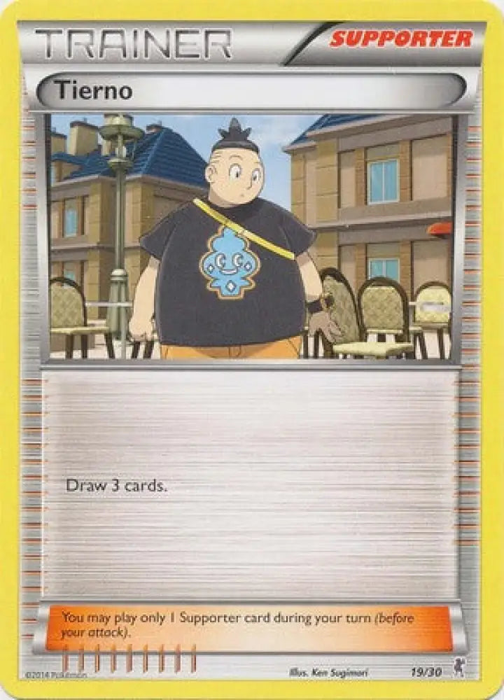 Tierno (19/30) [XY: Trainer Kit 1 - Bisharp] - Pokemon Single