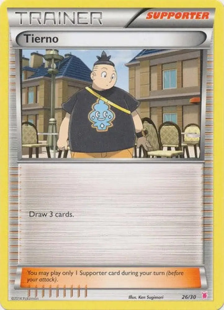 Tierno (26/30) [XY: Trainer Kit 1 - Wigglytuff] - Pokemon Single