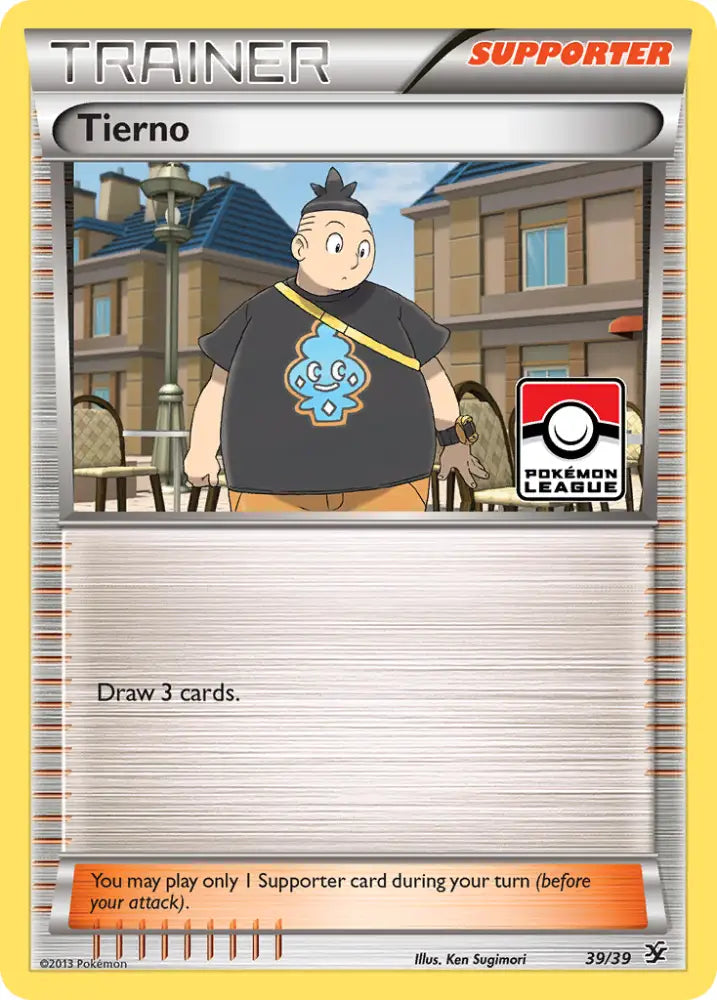 Tierno (39/39) [XY: Kalos Starter Set] - Pokemon Single