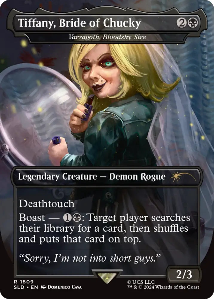 Tiffany Bride of Chucky - Varragoth Bloodsky Sire [Secret Lair Drop Series] - MTG Single