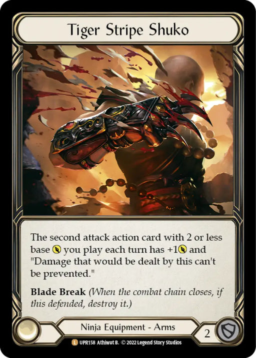Tiger Stripe Shuko [Uprising] Rainbow Foil - Flesh And Blood Single
