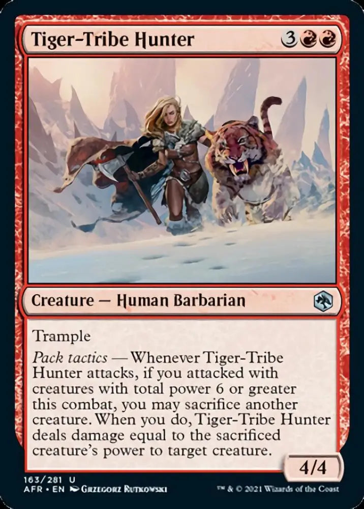 Tiger-Tribe Hunter [Dungeons & Dragons: Adventures in the Forgotten Realms] - MTG Single