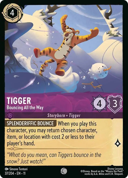 Tigger - Bouncing All the Way (37/204) [Winterspell]